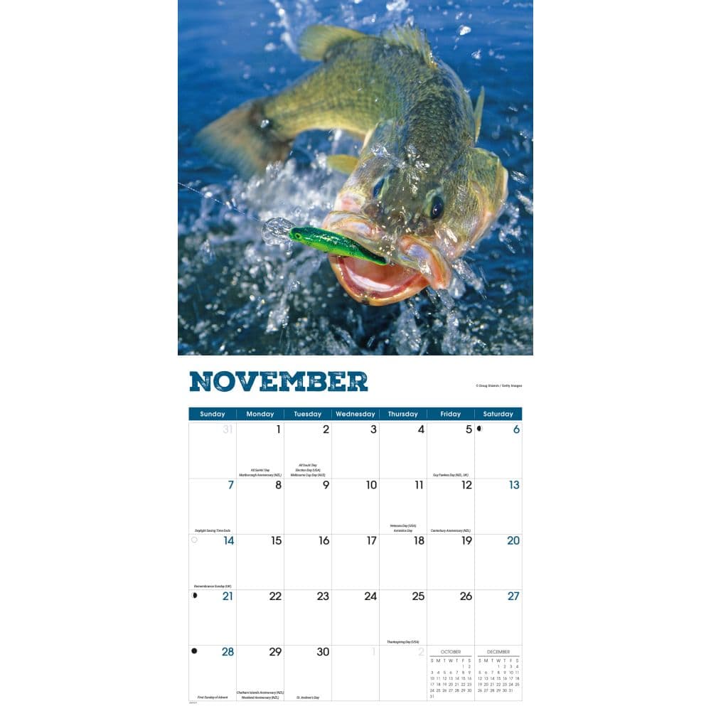 Bass 2027 Wall Calendar Fourth Alternate Image
