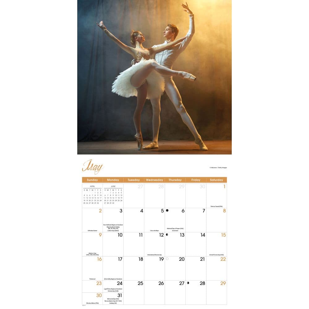 Ballet 2027 Wall Calendar Third Alternate Image
