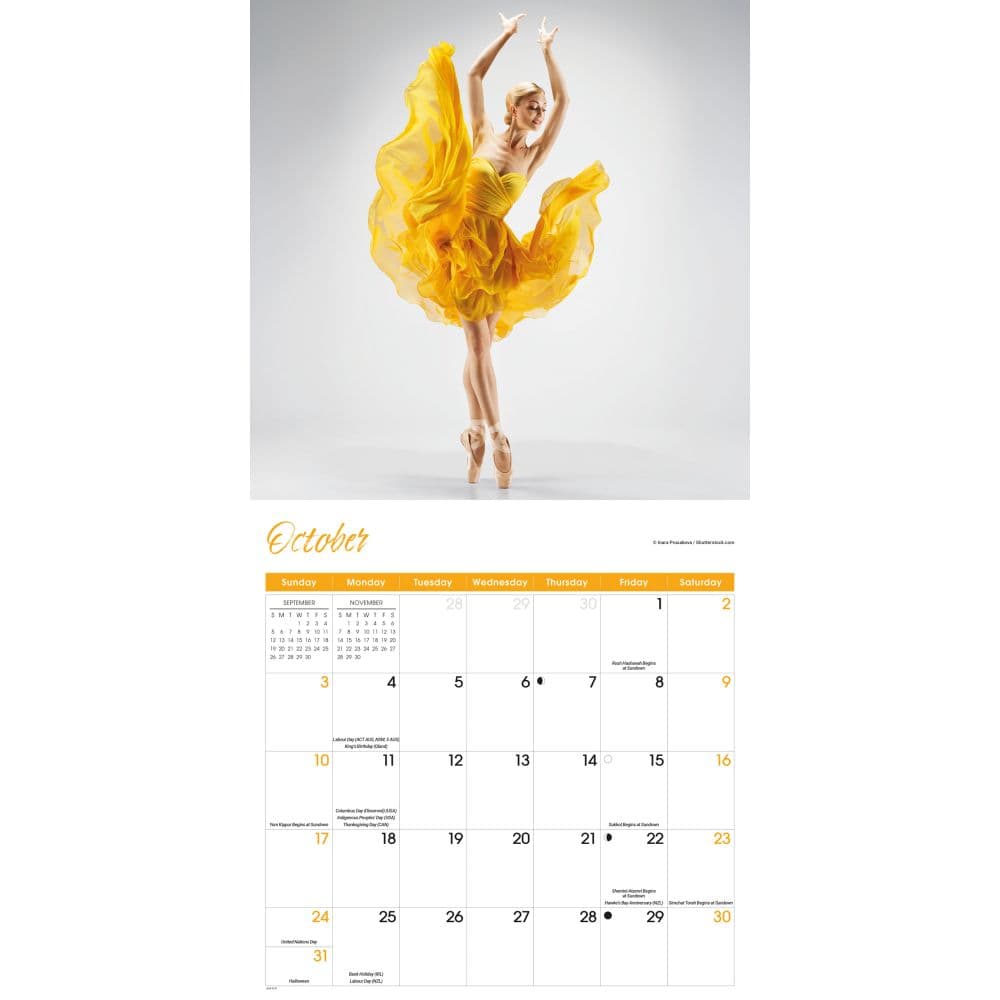 Ballet 2027 Wall Calendar Fourth Alternate Image