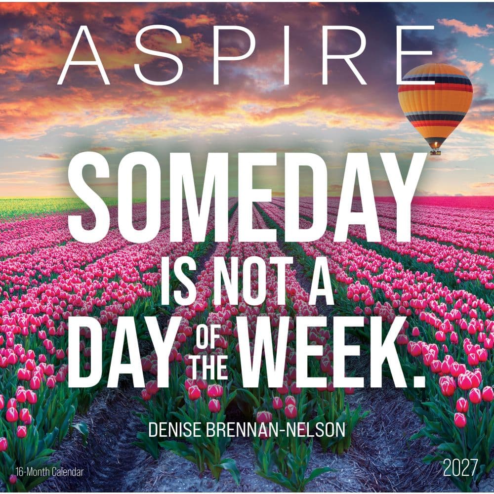 Aspire 2027 Wall Calendar Main Product Image