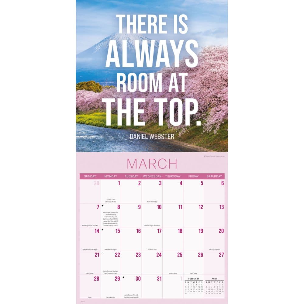 Aspire 2027 Wall Calendar Second Alternate Image