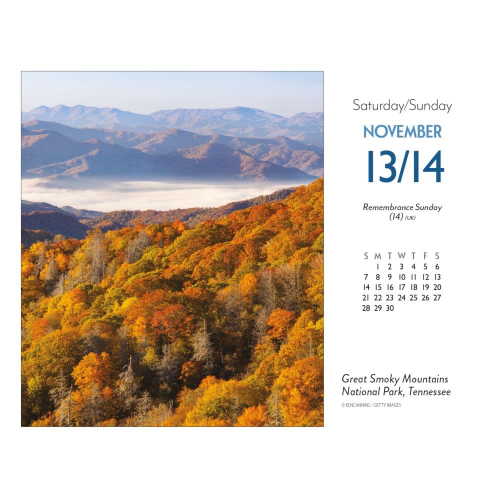 Americas National Parks 2027 Desk Calendar Fourth Alternate Image