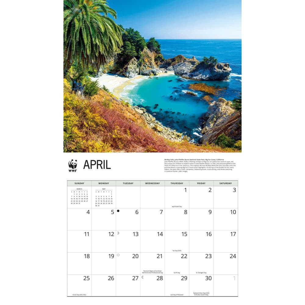 WWF American Landscapes 2027 Wall Calendar Third Alternate Image