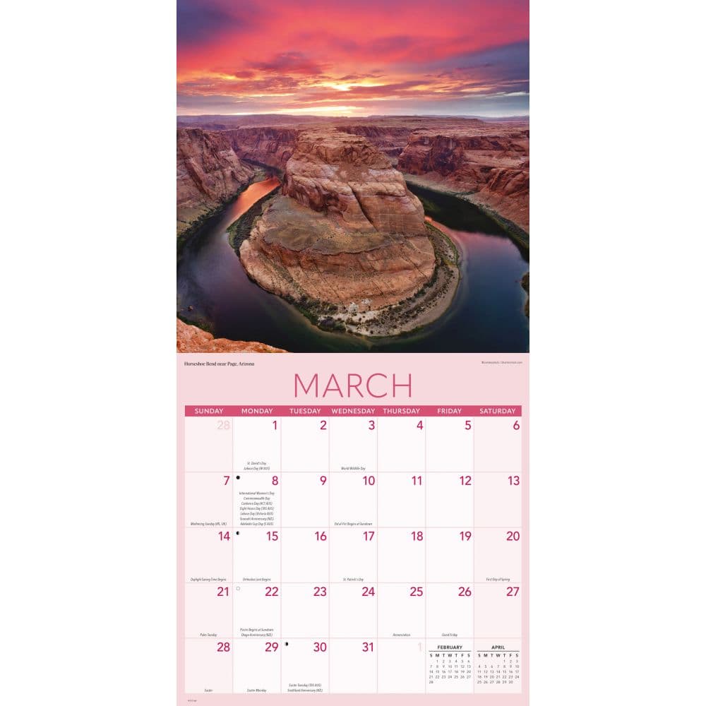 America 2027 Wall Calendar Second Alternate Image