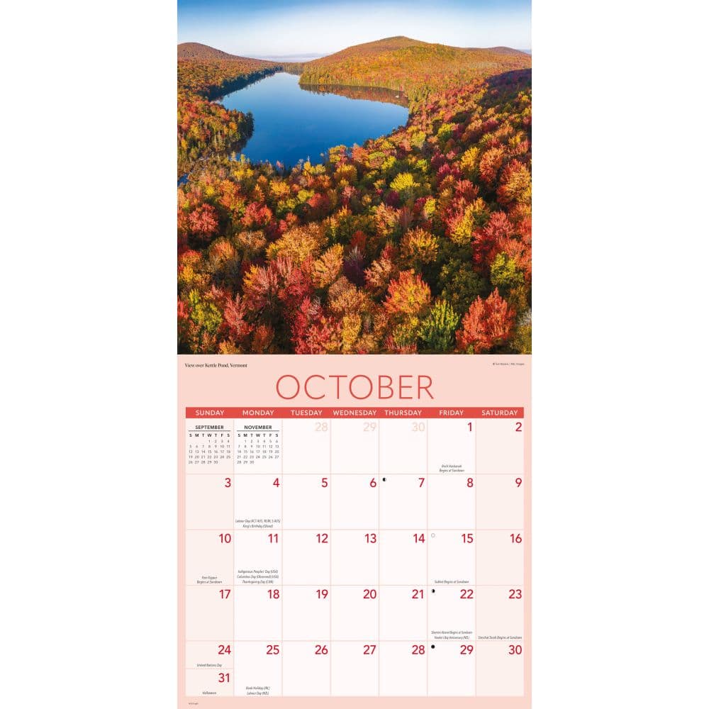 America 2027 Wall Calendar Fourth Alternate Image