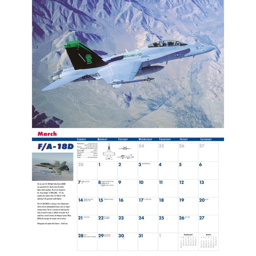 Above and Beyond 2027 Wall Calendar Second Alternate Image