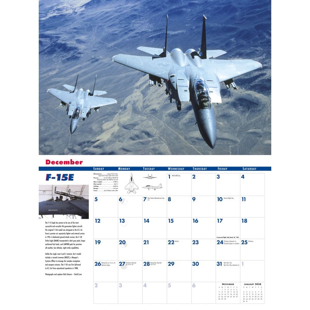 Above and Beyond 2027 Wall Calendar Fourth Alternate Image