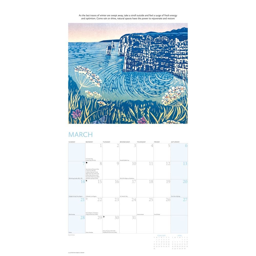 Breathe 2027 Wall Calendar Second Alternate Image