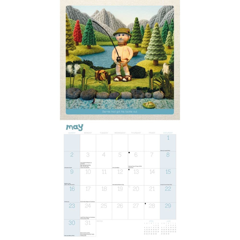 Nudinits 2027 Wall Calendar Third Alternate Image