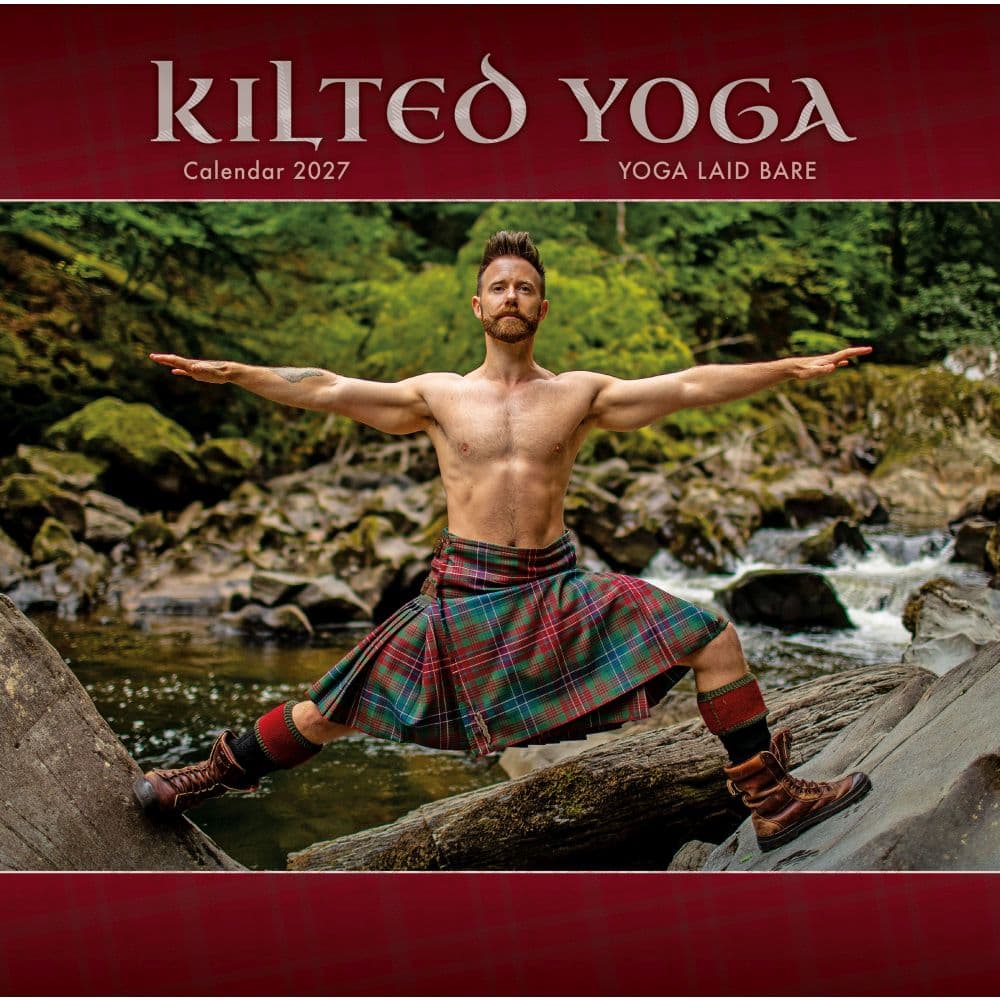 Kilted Yoga 2027 Wall Calendar Main Product Image