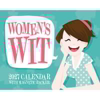 image Womens Wit 2027 Desk Calendar Main Product Image
