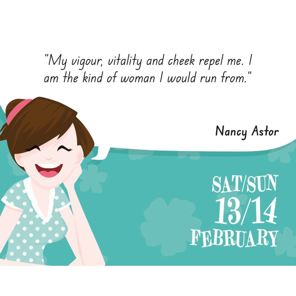 Womens Wit 2027 Desk Calendar Second Alternate Image