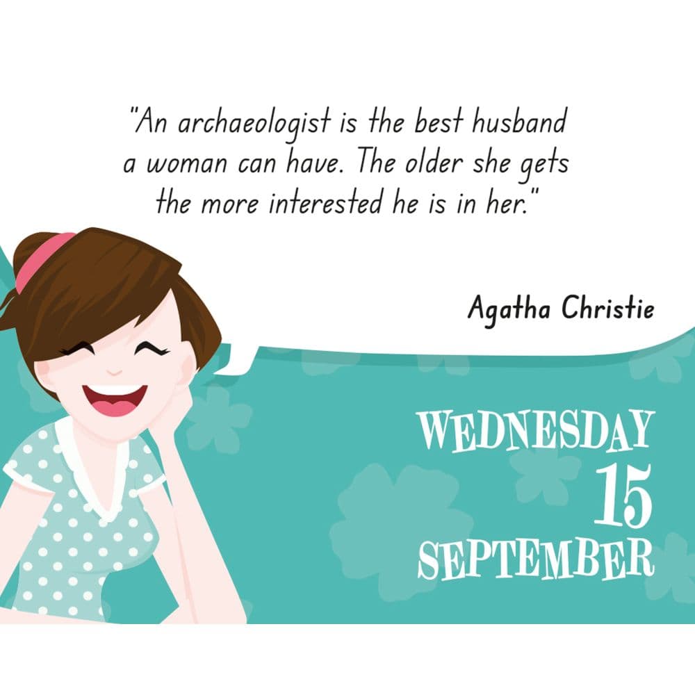 Womens Wit 2027 Desk Calendar Fourth Alternate Image