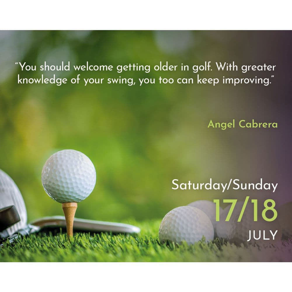 Golf Quips 2027 Desk Calendar Third Alternate Image