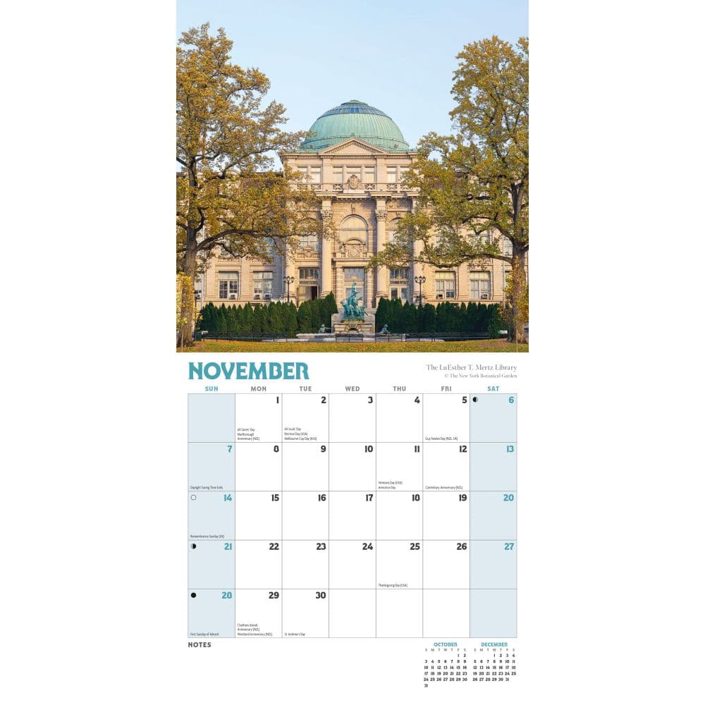 New York Botanical Gardens 2027 Mini Wall Calendar Fourth Alternate Image