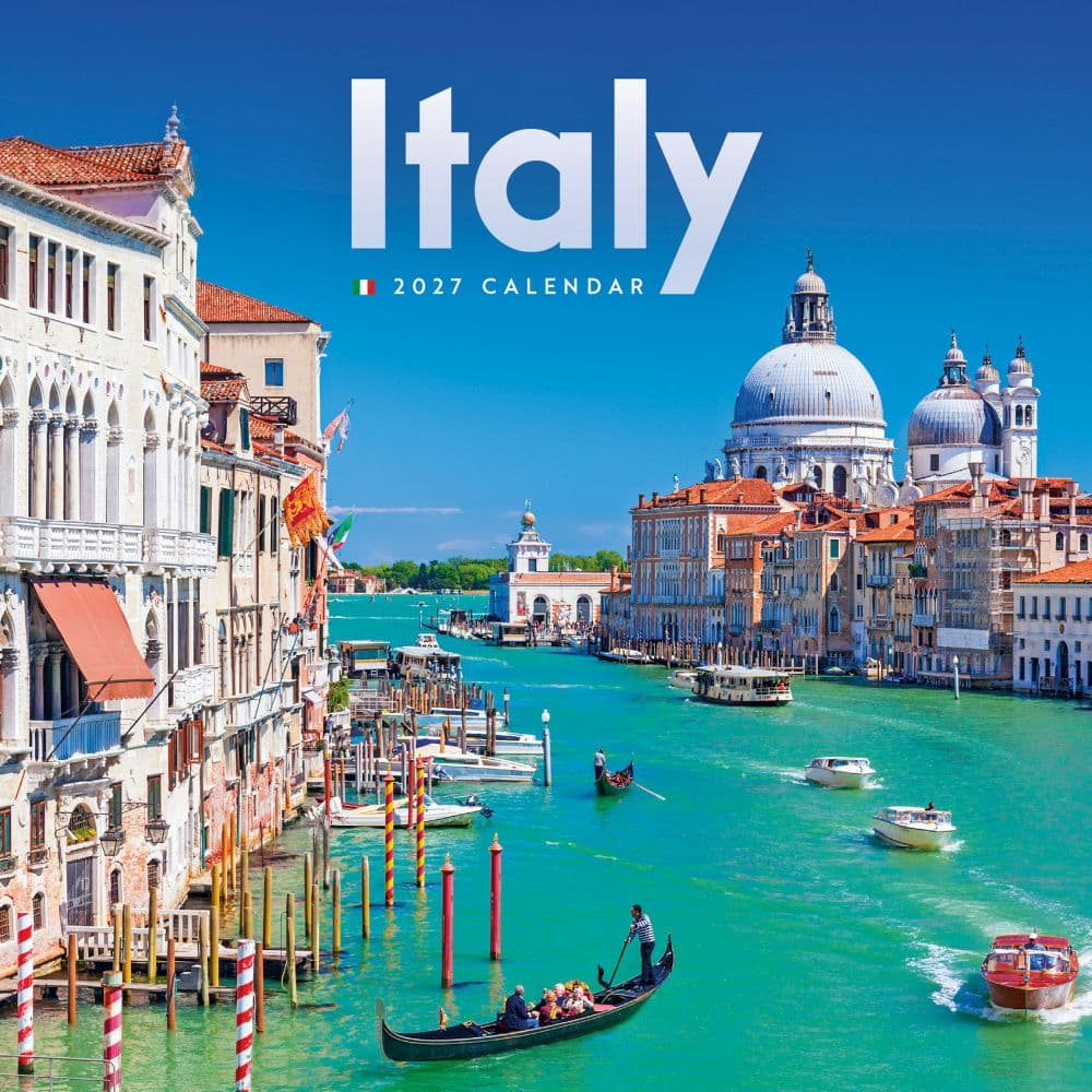 Italy 2027 Mini Wall Calendar Main Product Image