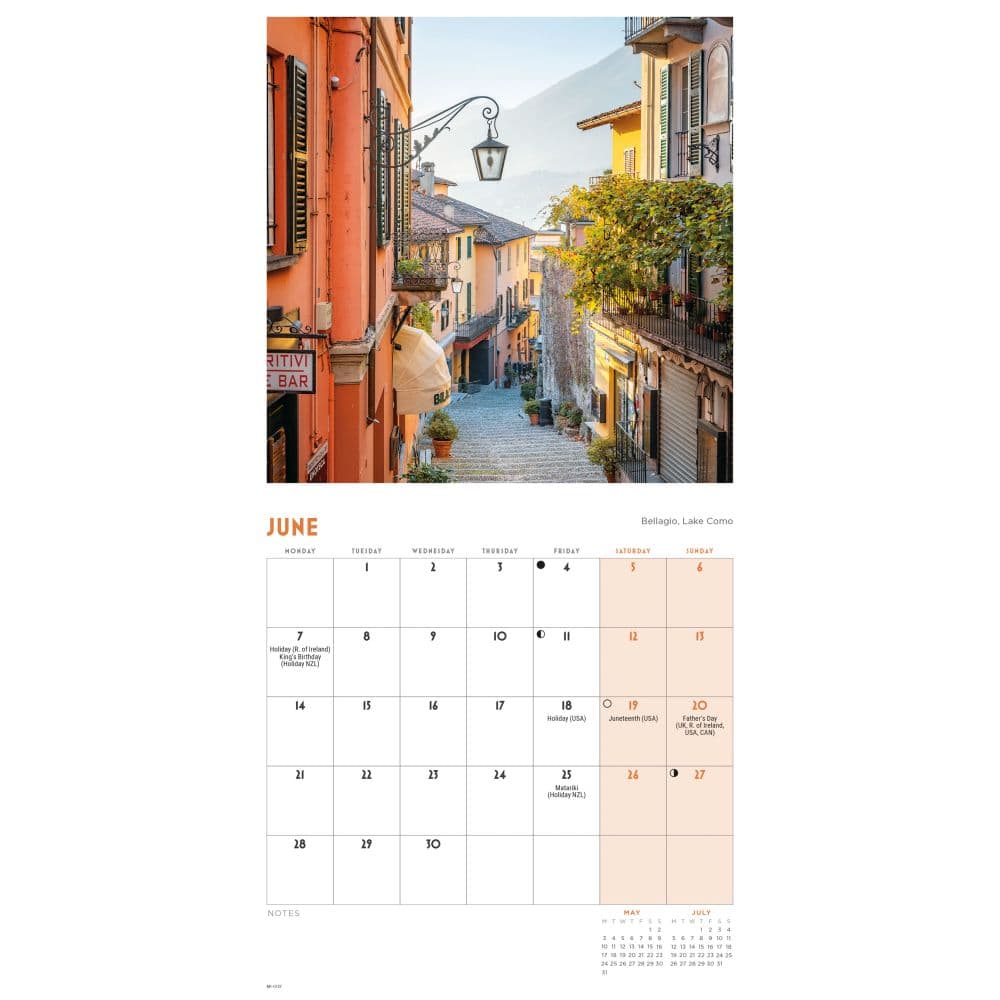 Italy 2027 Mini Wall Calendar Third Alternate Image