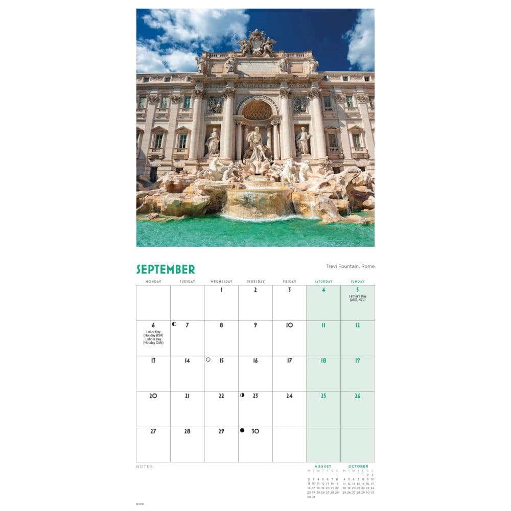 Italy 2027 Mini Wall Calendar Fourth Alternate Image