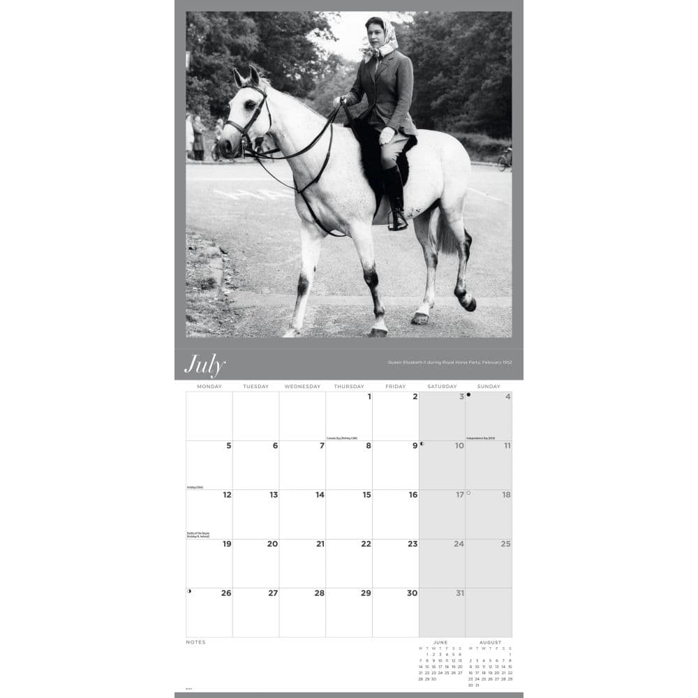Queen Elizabeth II 2027 Wall Calendar Second Alternate Image