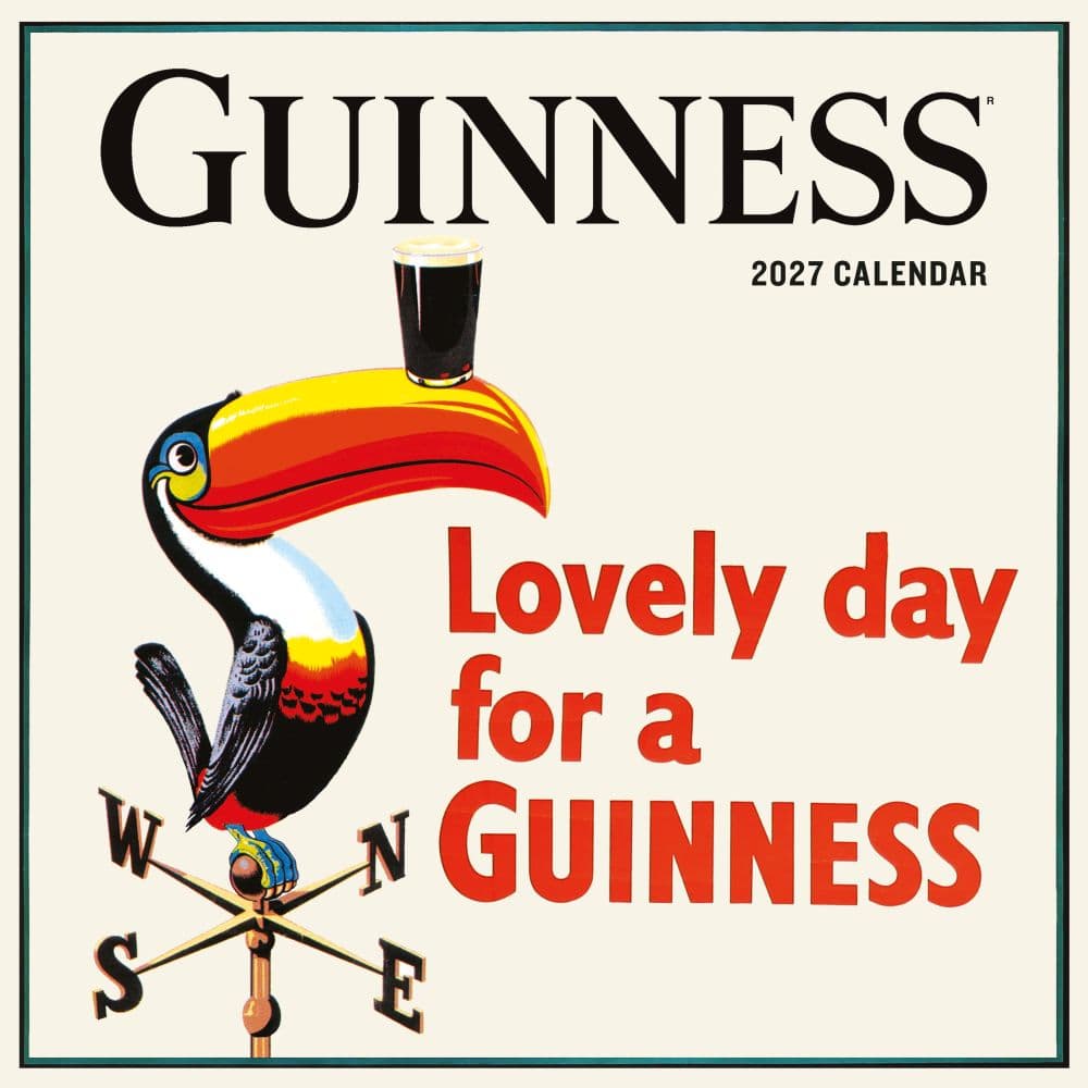 Guinness Poster Art 2027 Wall Calendar