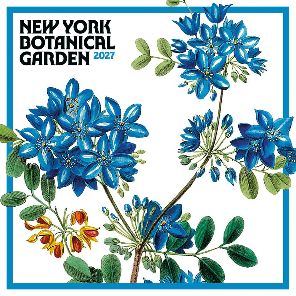 image New York Botanical Gardens Illustrated 2027 Wall Calendar Main Product Image