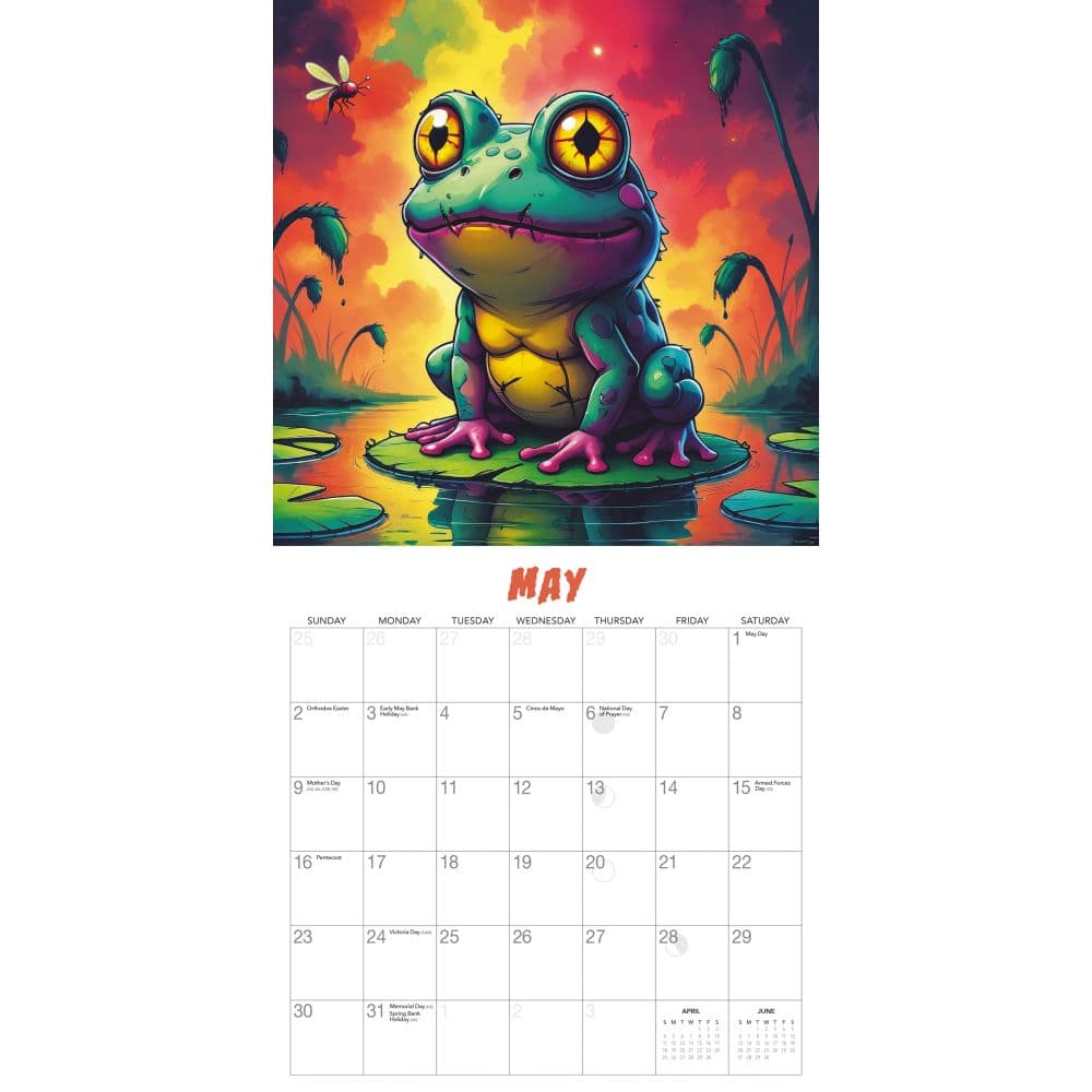Kawaii Nightmares 2027 Wall Calendar by Gladstone Media Third Alternate Image