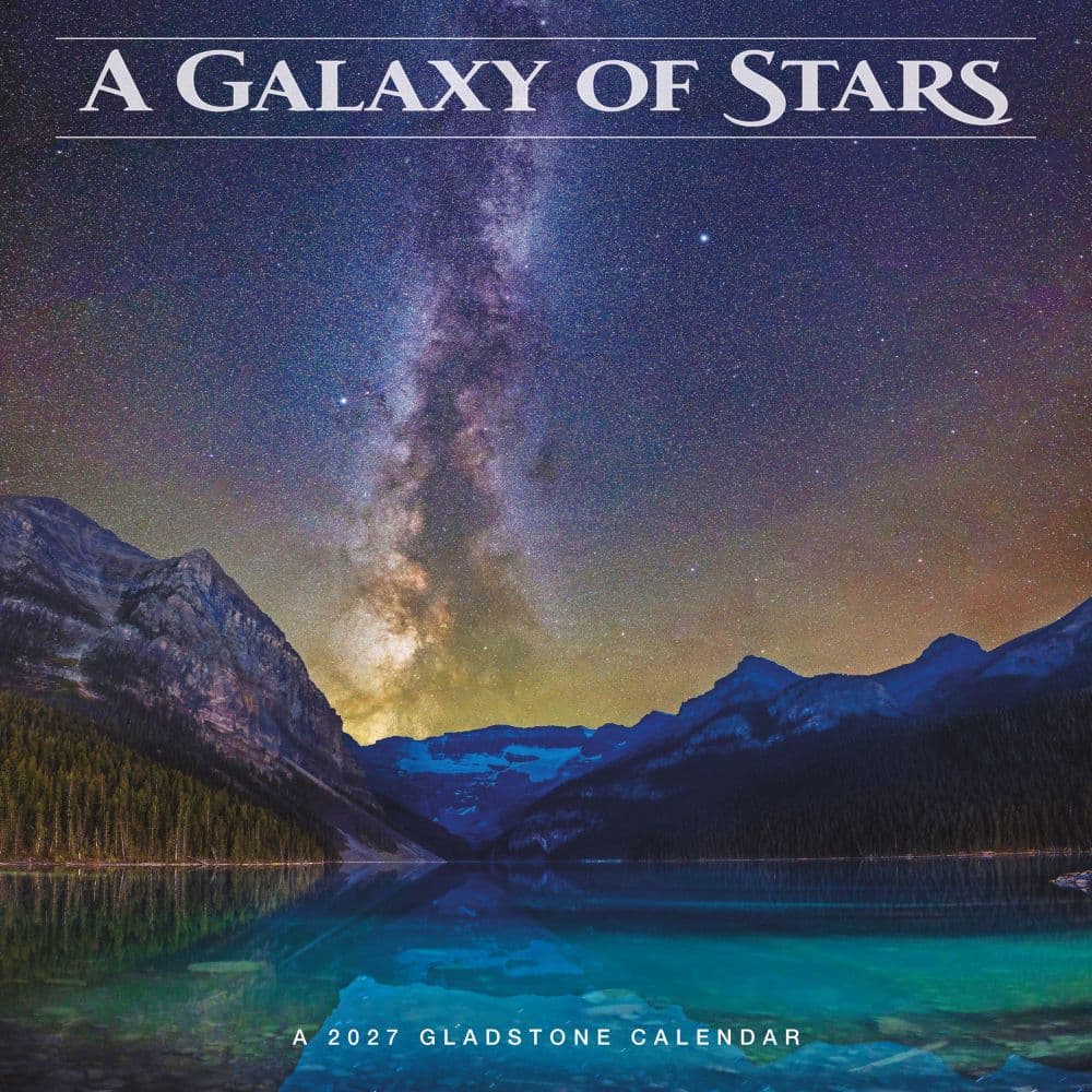 Galaxy of Stars 2027 Wall Calendar by Gladstone Media Main Product Image