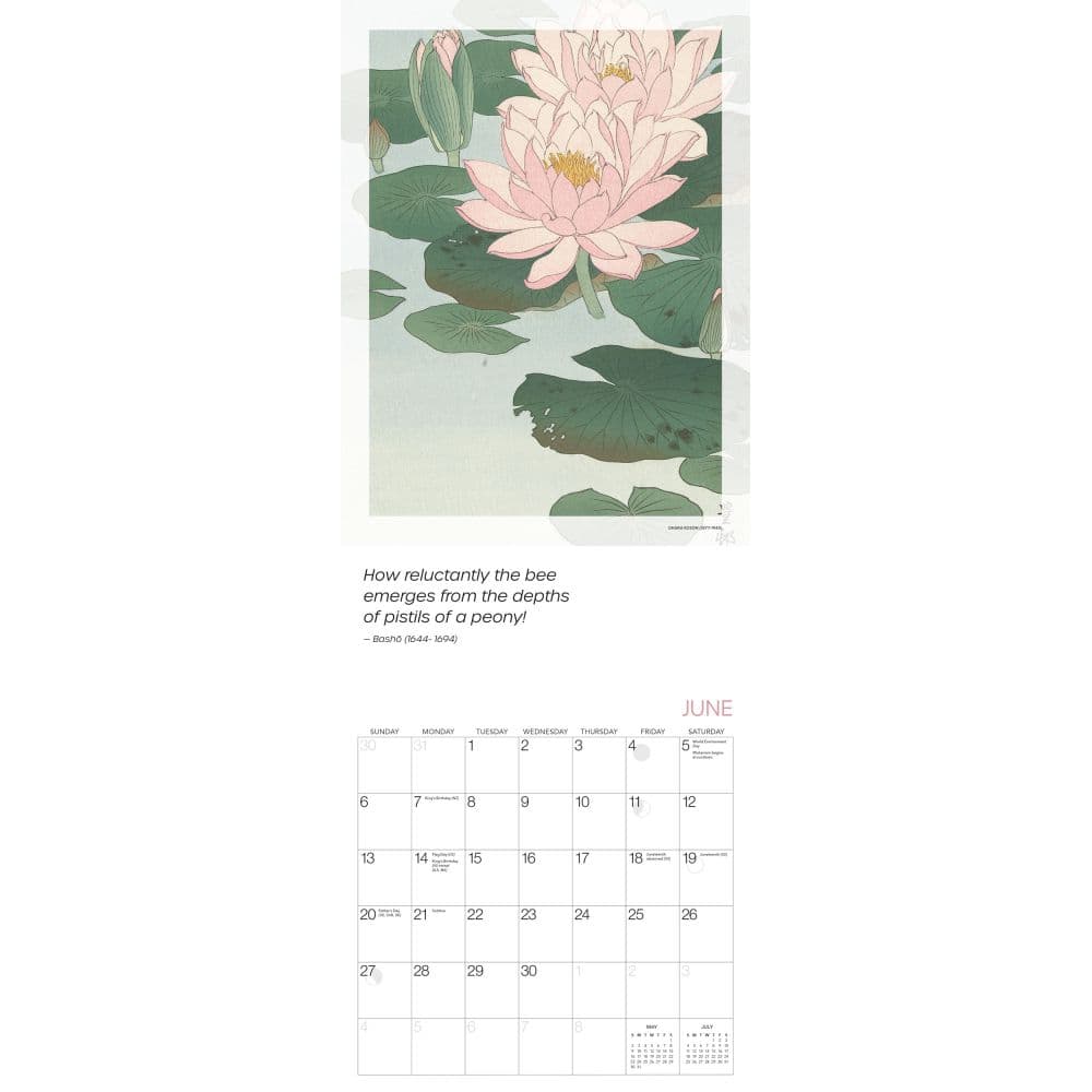Haiku BIG 2027 Vertical Wall Calendar by Gladstone Media Third Alternate Image
