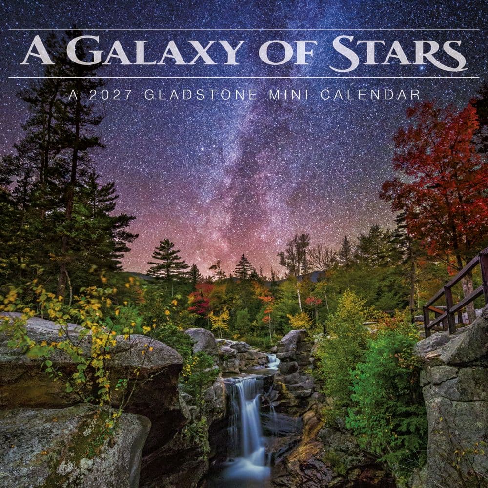 image Galaxy of Stars 2027 Mini Wall Calendar by Gladstone Media Main Product Image