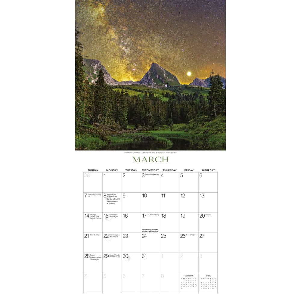 Galaxy of Stars 2027 Mini Wall Calendar by Gladstone Media Second Alternate Image