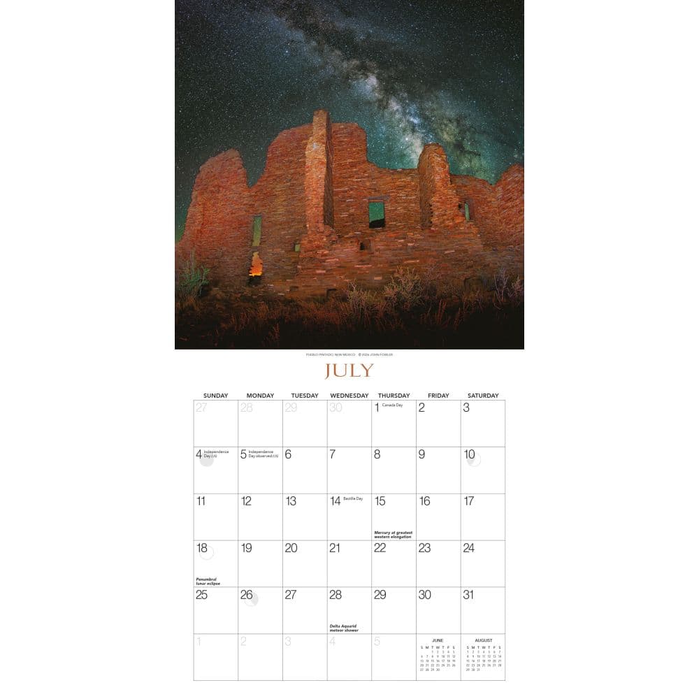 Galaxy of Stars 2027 Mini Wall Calendar by Gladstone Media Third Alternate Image