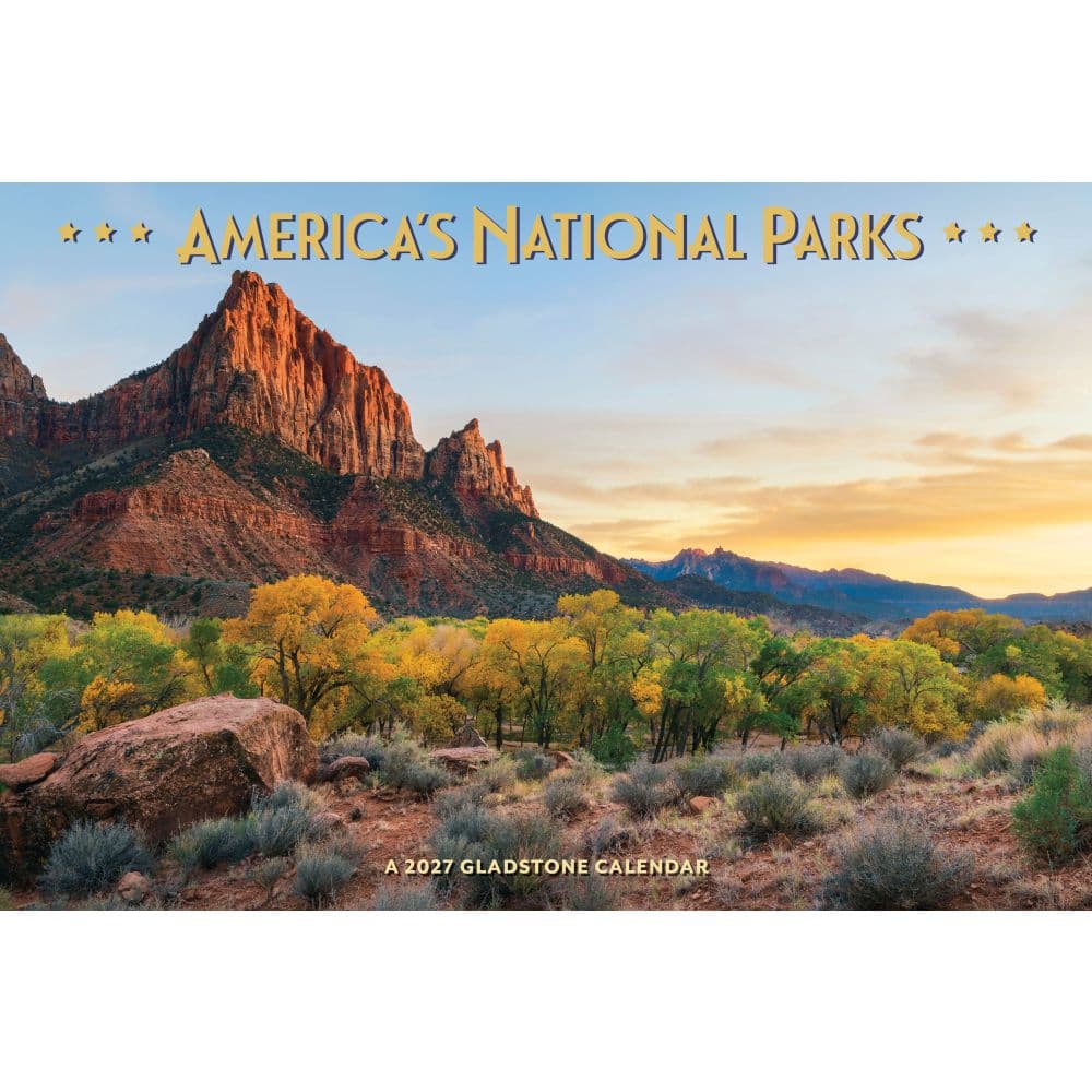 image Americas National Parks 2027 Deluxe Wall Calendar by Gladstone Media Main Product Image