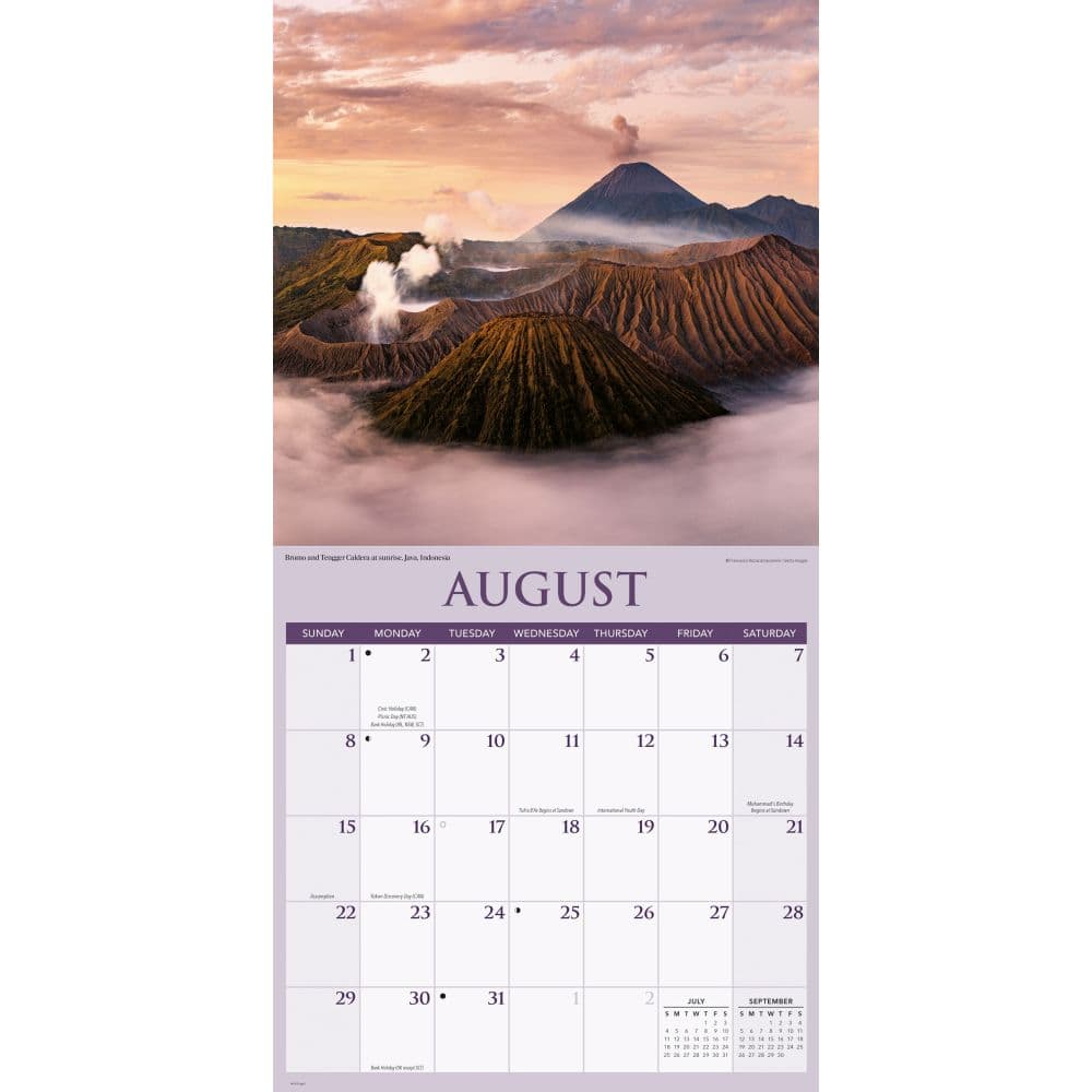 Volcanoes 2027 Wall Calendar Third Alternate Image