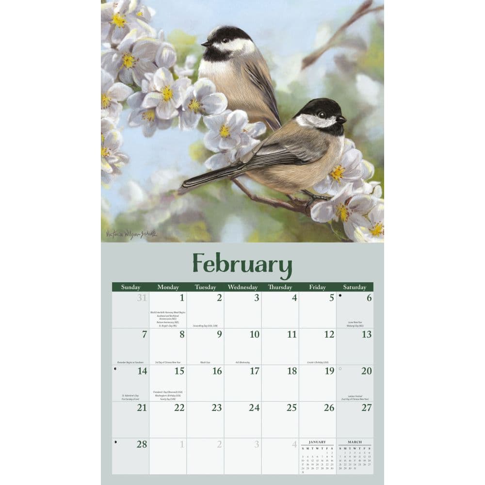 Wildlife 2027 Deluxe Wall Calendar by Victoria Schultz Second Alternate Image