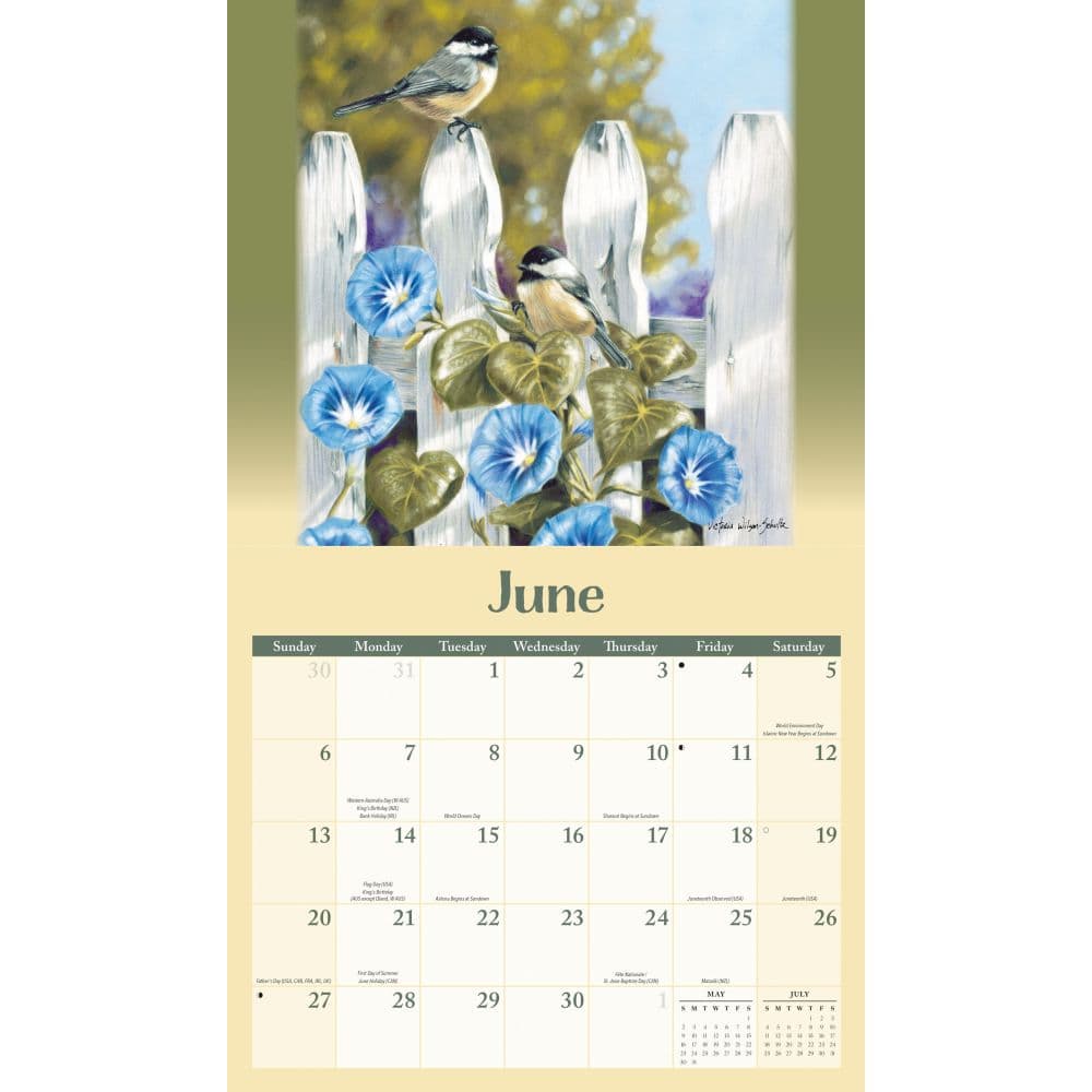 Wildlife 2027 Deluxe Wall Calendar by Victoria Schultz Third Alternate Image