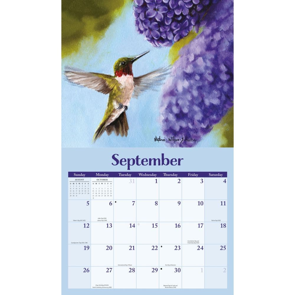 Wildlife 2027 Deluxe Wall Calendar by Victoria Schultz Fourth Alternate Image
