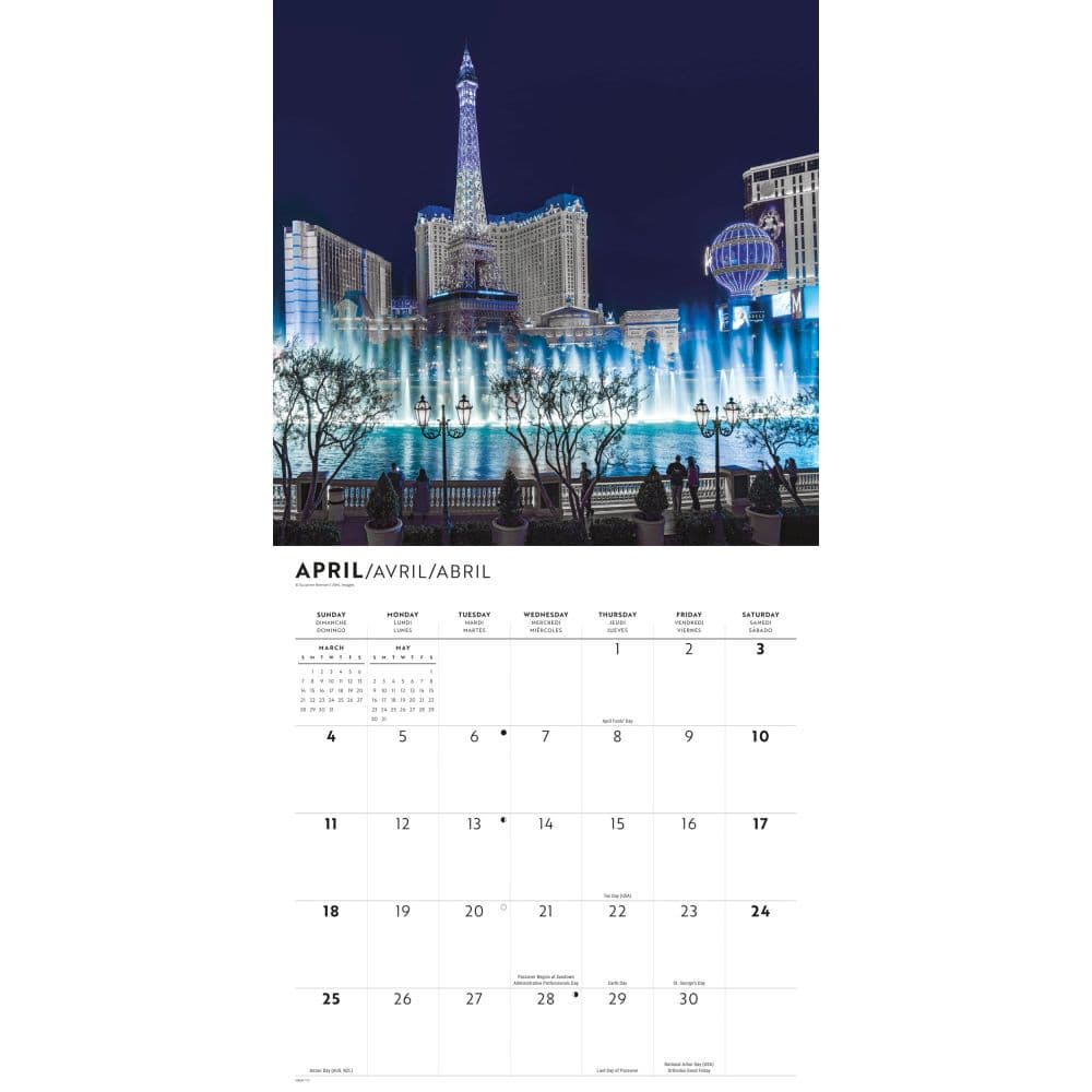 Vegas Lux 2027 Wall Calendar Second Alternate Image