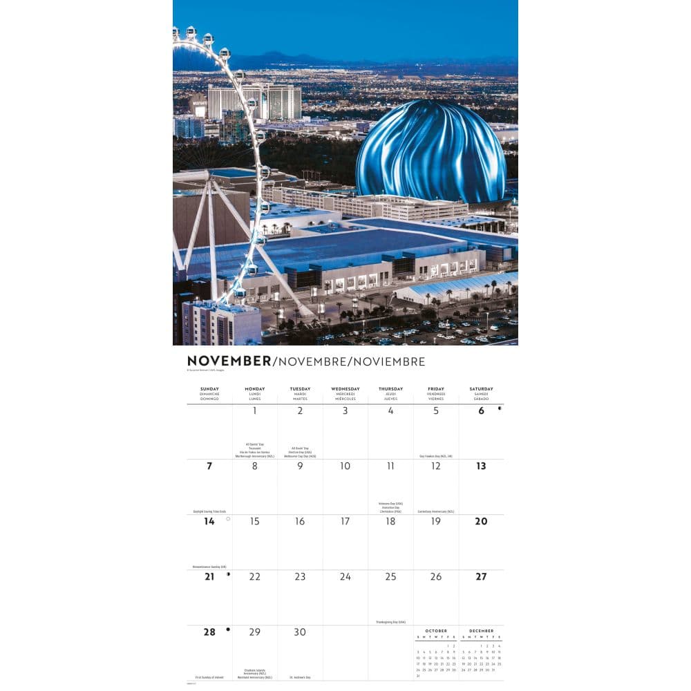 Vegas Lux 2027 Wall Calendar Fourth Alternate Image