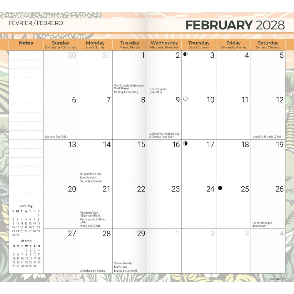 Tuscan Delight 2027 2 Year Pocket Planner Third Alternate Image