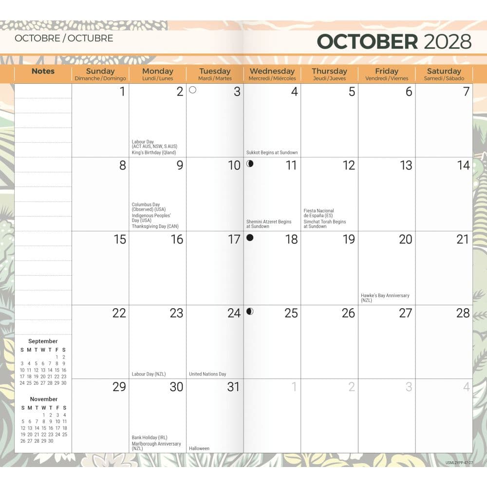 Tuscan Delight 2027 2 Year Pocket Planner Fourth Alternate Image