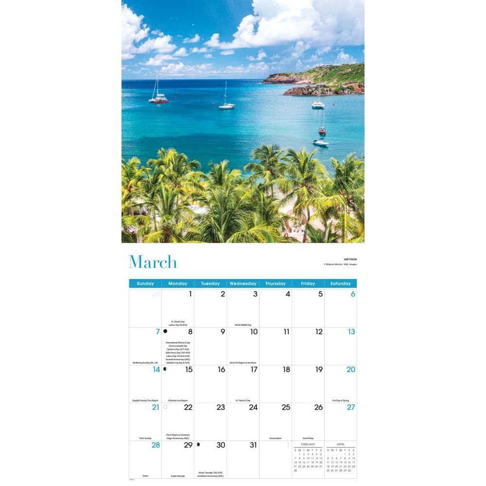 Tropical Islands 2027 Wall Calendar Second Alternate Image