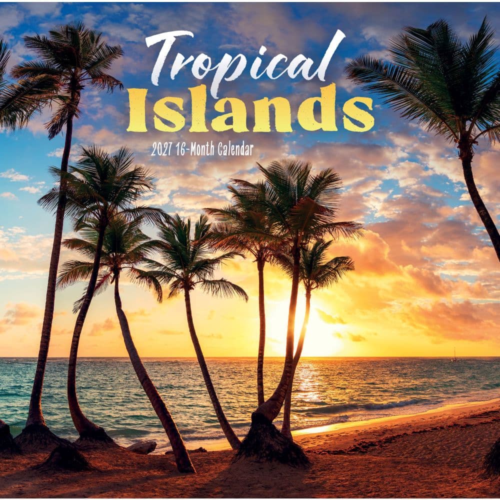 Tropical Islands 2027 Wall Calendar Main Product Image