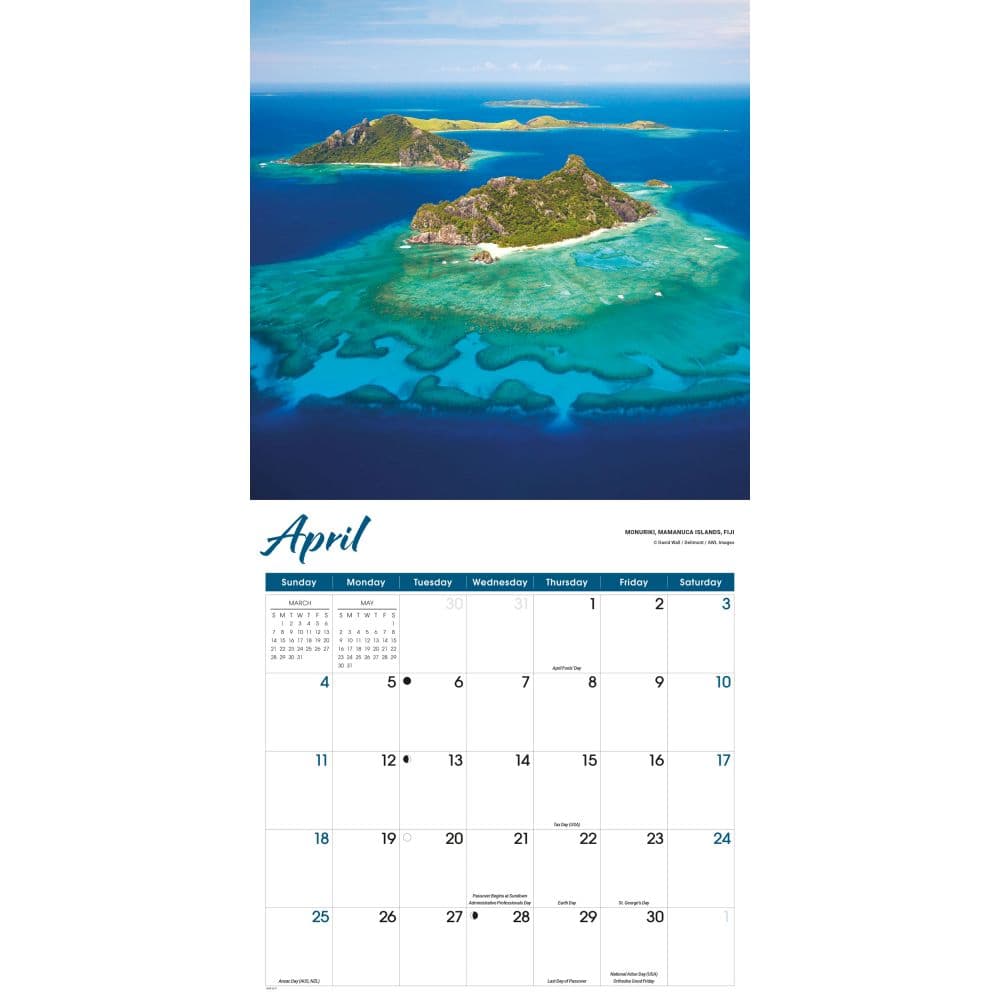 Tropical Islands 2027 Wall Calendar Third Alternate Image