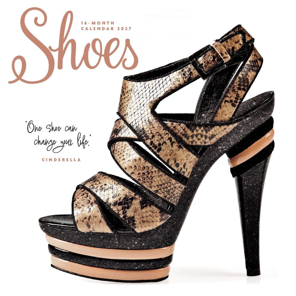 Shoes 2027 Mini Wall Calendar Main Product Image