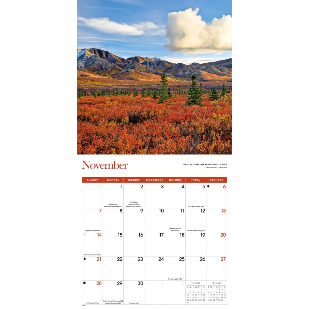 Seasons 2027 Wall Calendar Fourth Alternate Image