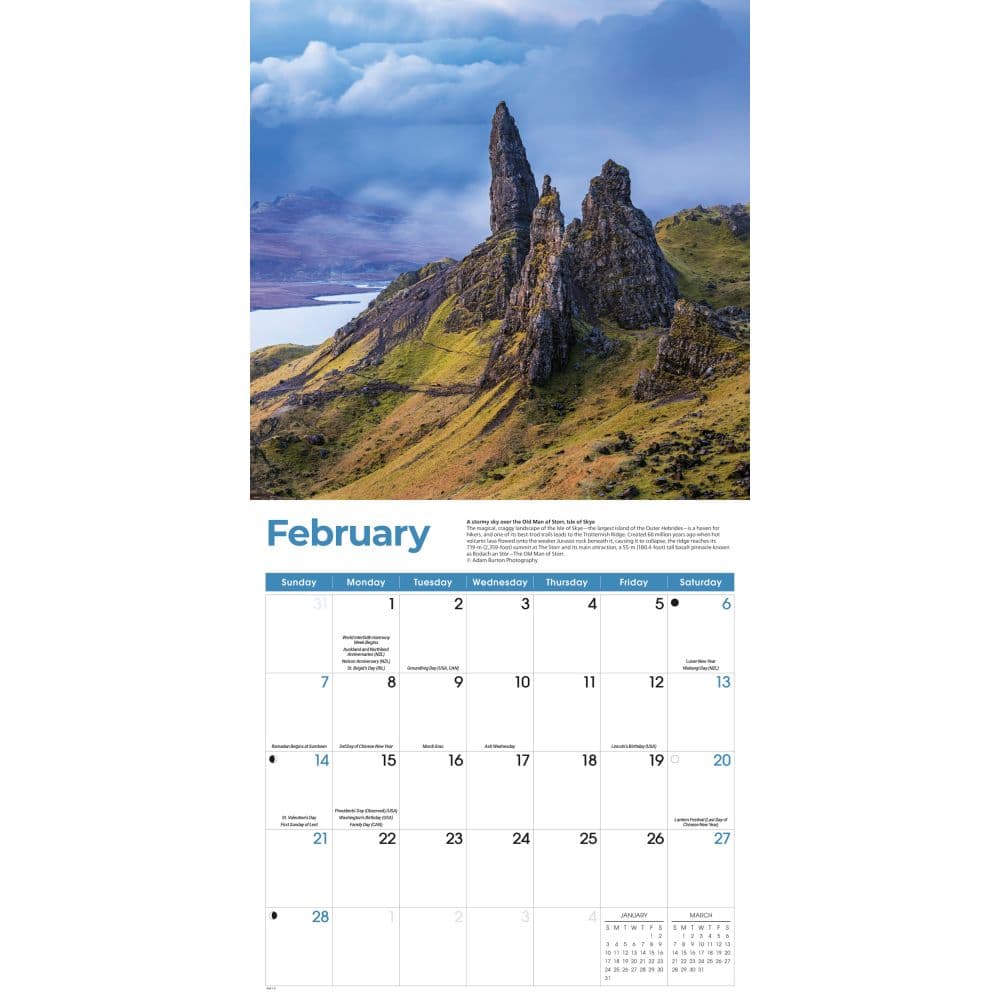 Scotland 2027 Wall Calendar Second Alternate Image