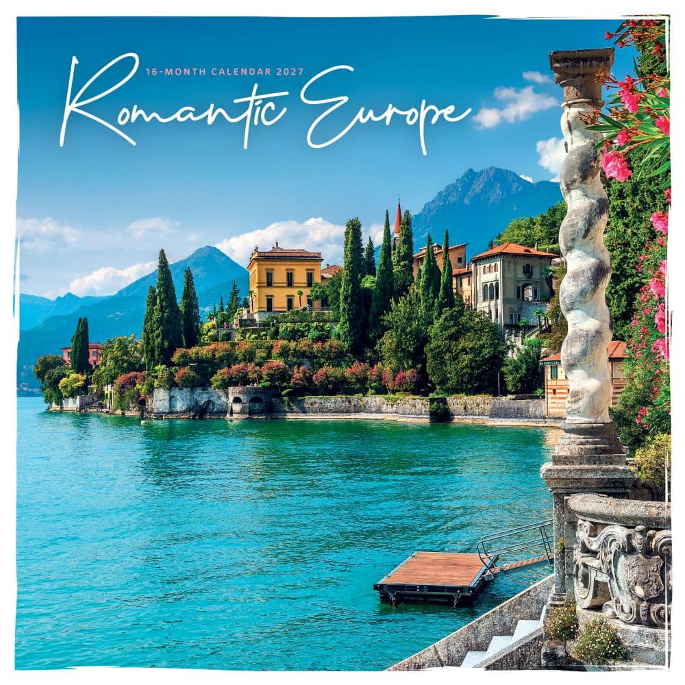 Romantic Europe 2027 Wall Calendar Main Product Image