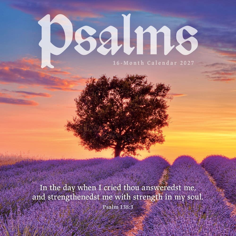 Psalms 2027 Mini Wall Calendar Main Product Image
