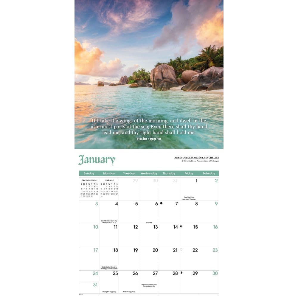 Psalms 2027 Mini Wall Calendar Second Alternate Image