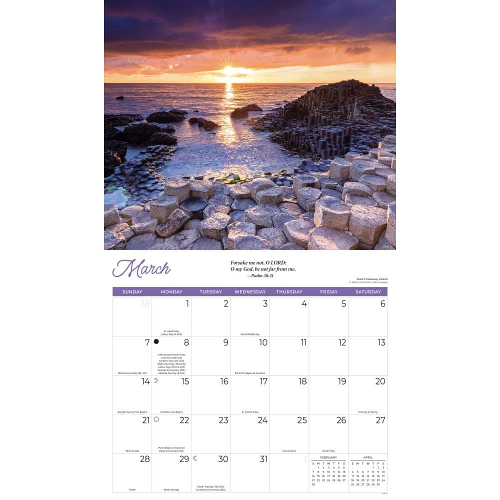 Psalms 2027 Deluxe Wall Calendar Second Alternate Image